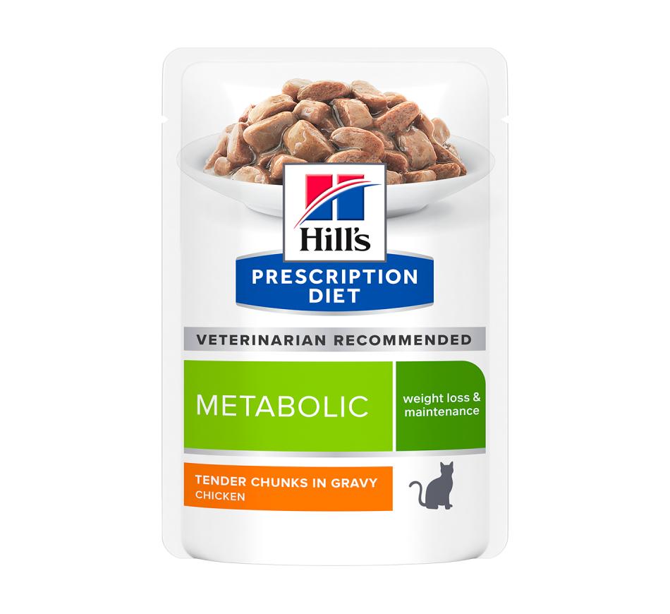 Hill's Prescription Diet Gato Metabolic em molho com Frango