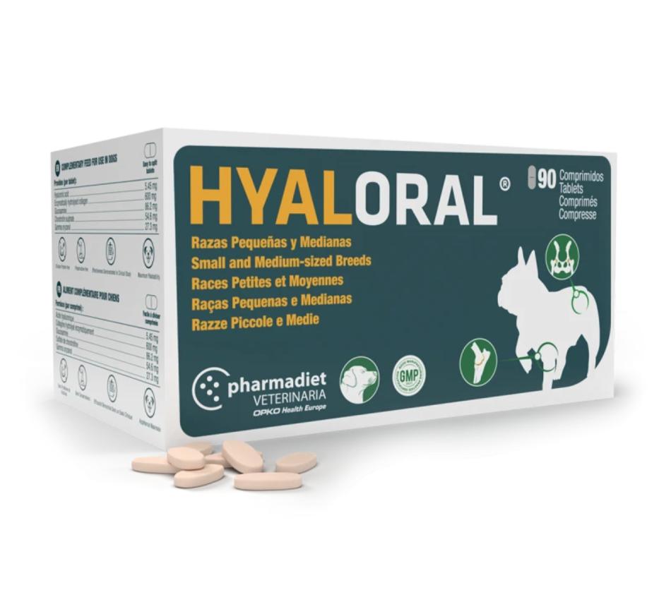 Hyaloral Comprimidos Cachorros, Raça Pequena e Média - Pharmadiet 