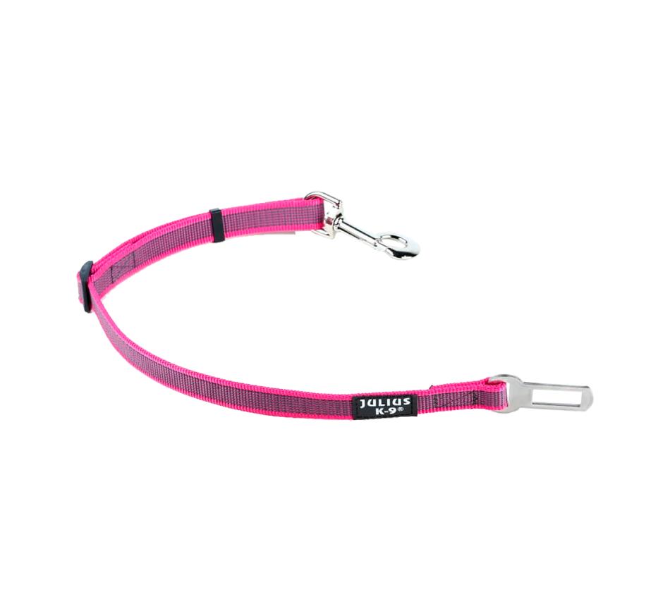 Julius K9 Adaptador Cinto Segurança Color & Gray Rosa