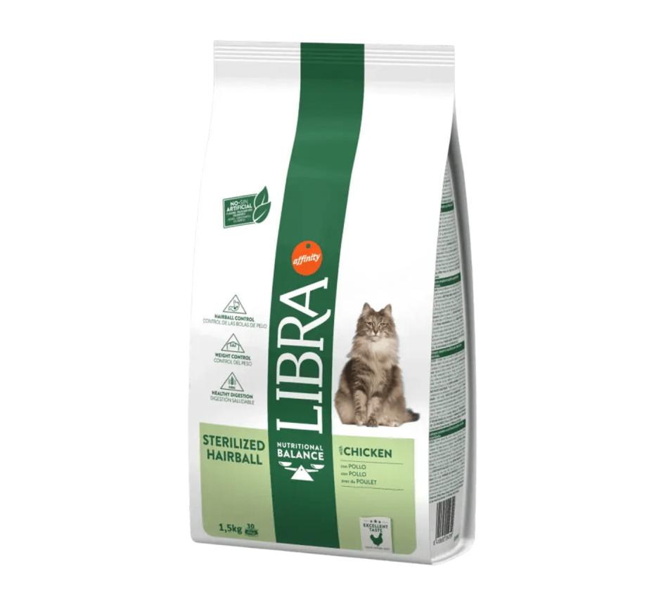 Libra Gato Sterilized Hairball - Frango