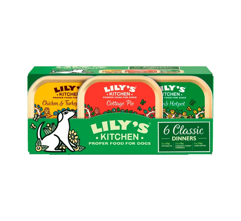 Lily's Kitchen Cão Húmido Classic Dinner Patê Multipack