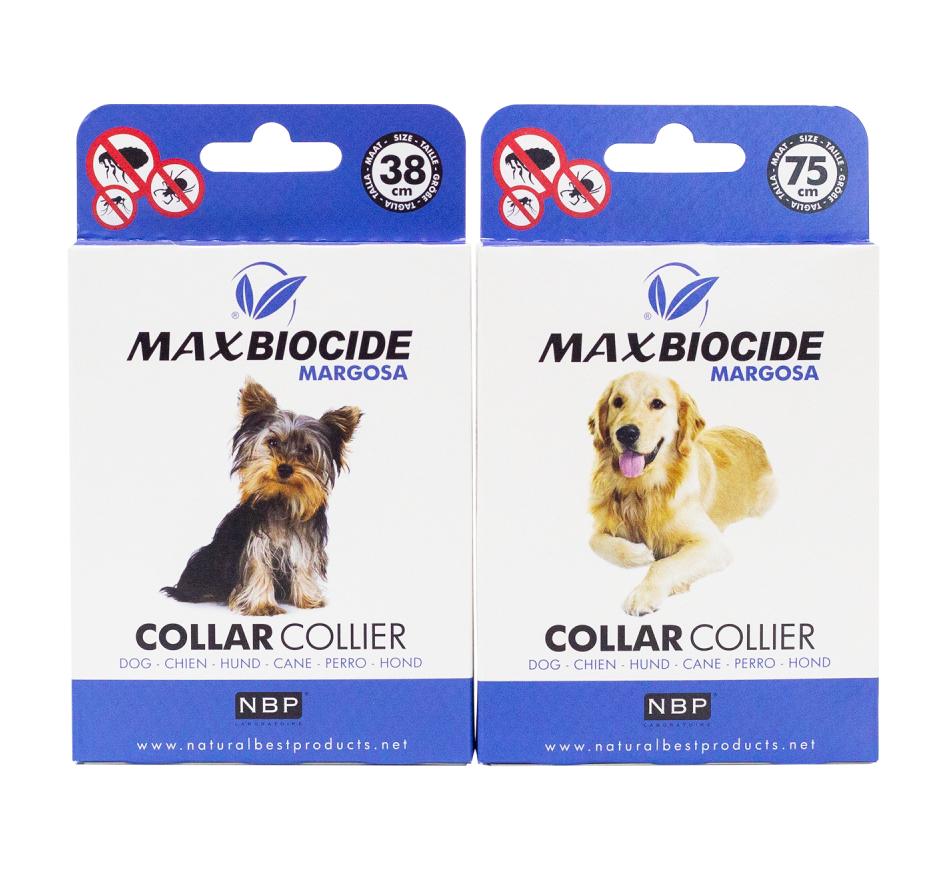 Max Biocide Coleira Antiparasitaria Natural - Cães