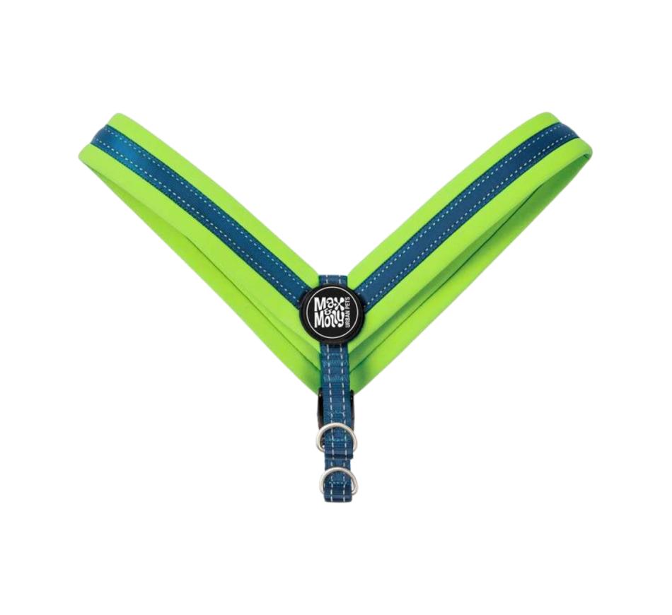 Q-Fit Harness Matrix Lime Green - Max & Molly