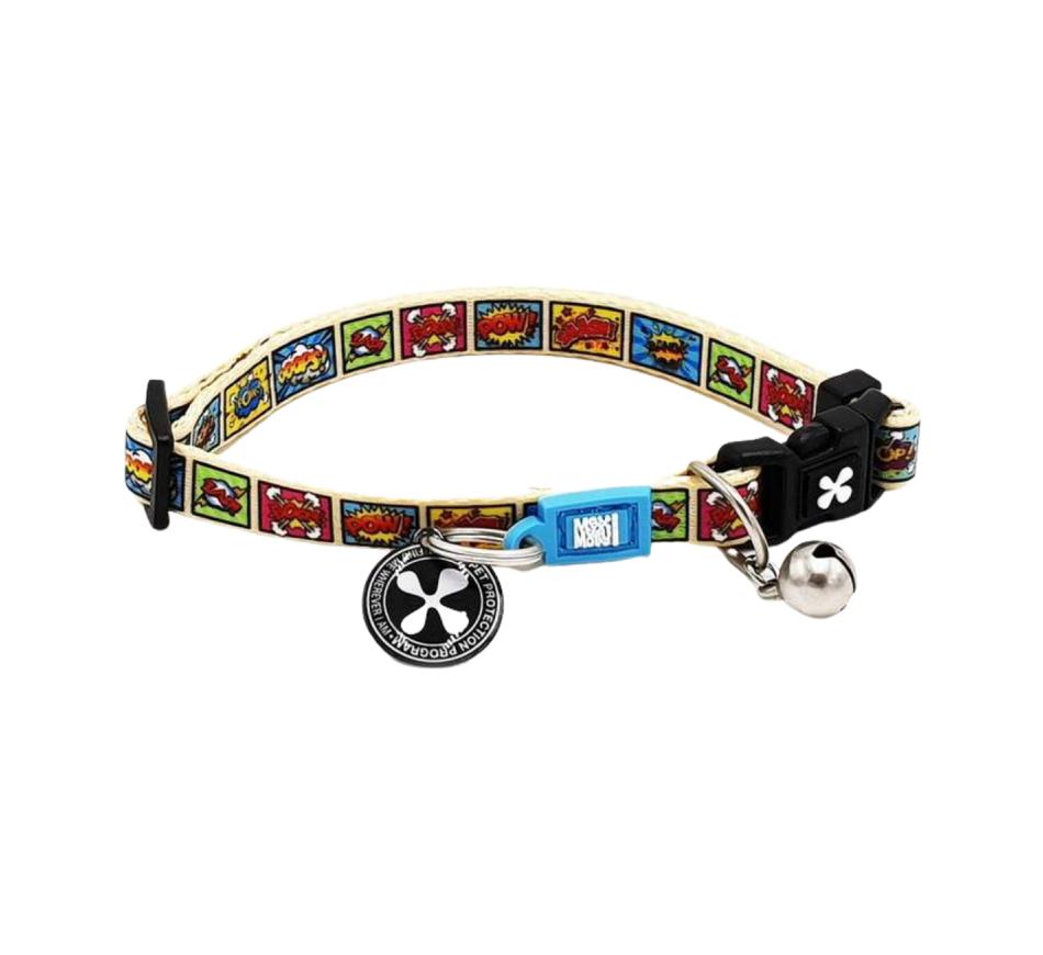 Coleira Smart ID Gato Comic - Max & Molly