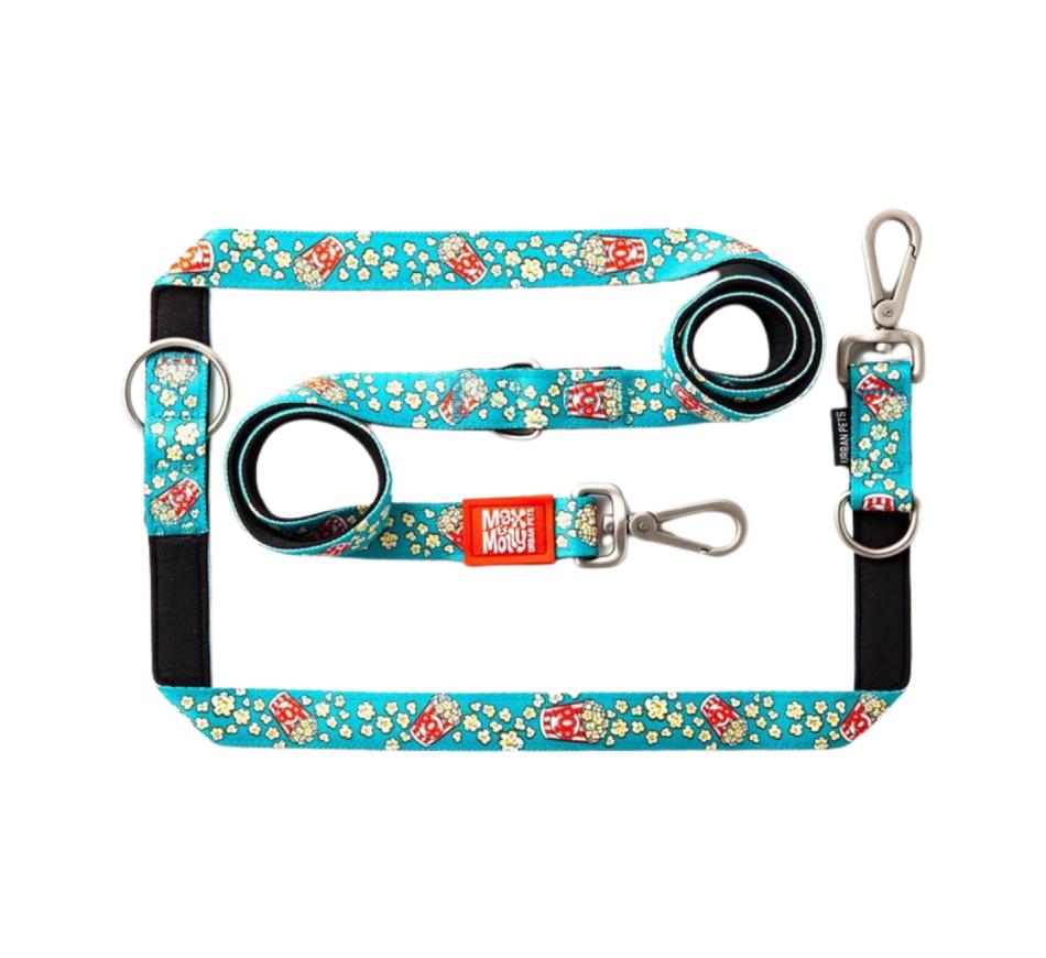 Trela Multifunções Cão Popcorn - Max & Molly