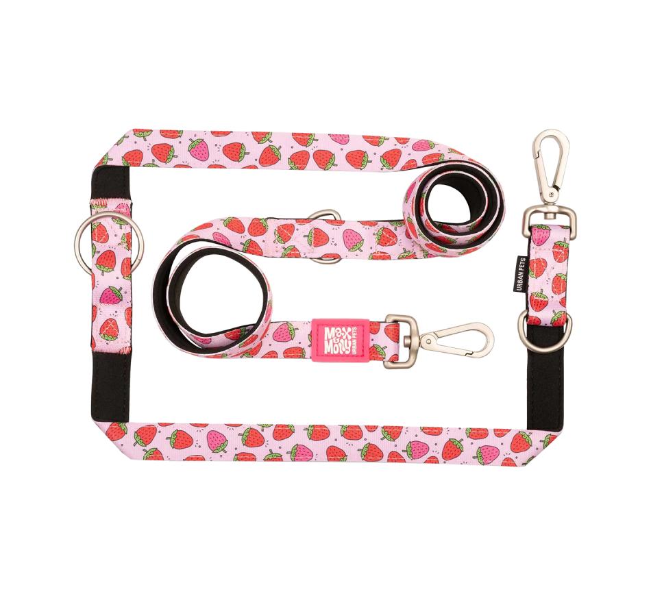 Trela Multifunções Cão Strawberry Dream - Max & Molly