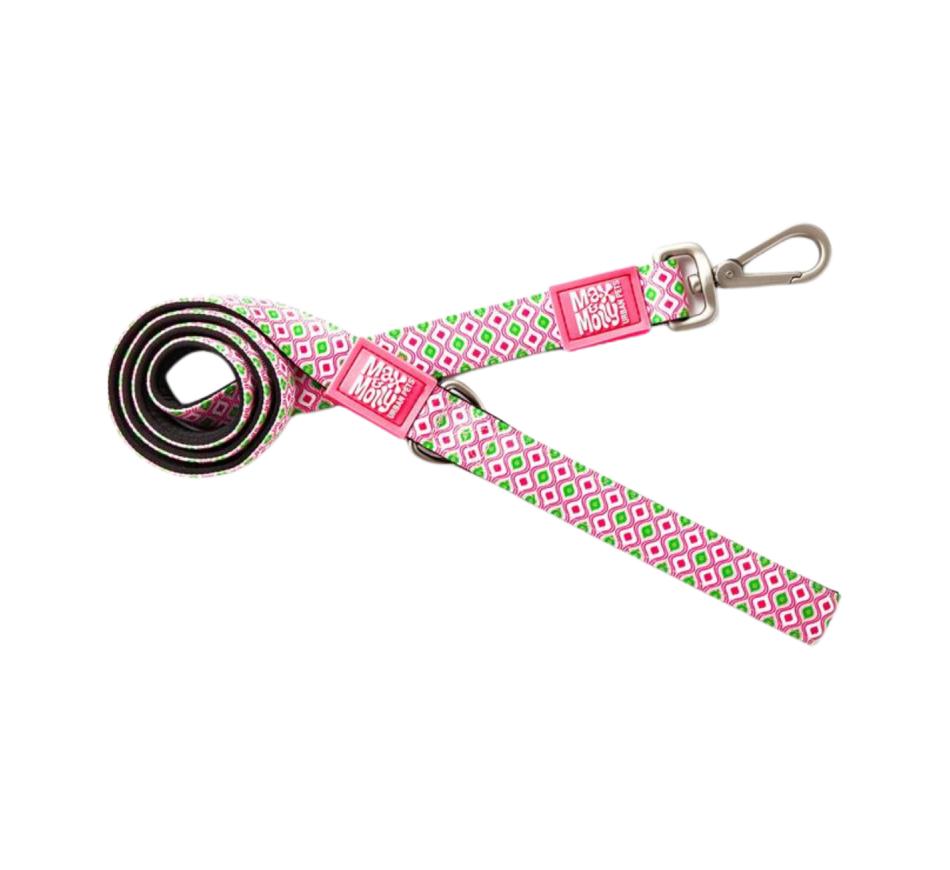 Trela Cão Retro Pink - Max & Molly