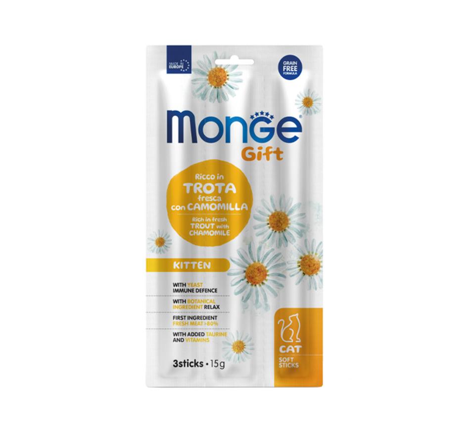 Monge Gift Sticks Gatinhos - Truta e Camomila