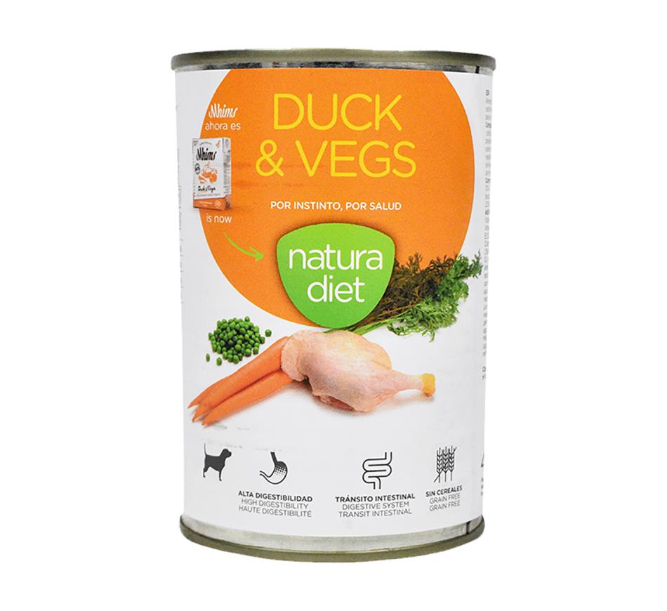 Natura Diet Wet Cão Pato & Vegetais