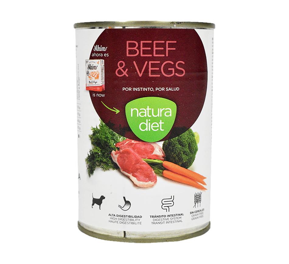 Natura Diet Wet Cão Vaca & Vegetais