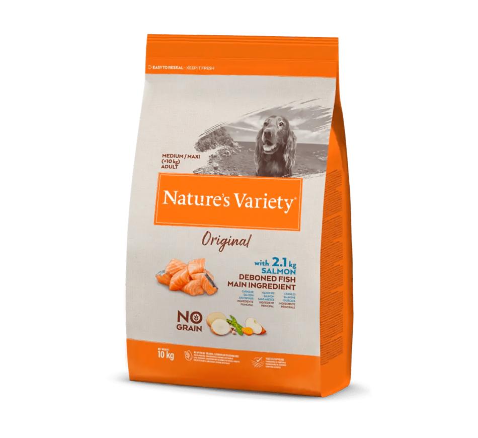 Nature's Variety Original No Grain Cão Medium/Maxi - Salmão