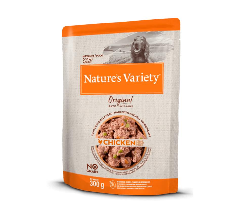 Nature's Variety Original No Grain Patê Cão Medium/Maxi - Frango