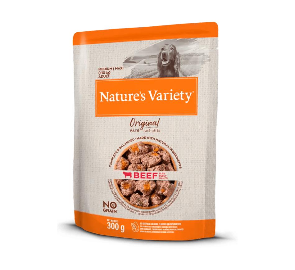 Nature's Variety Original No Grain Patê Cão Medium/Maxi - Vaca