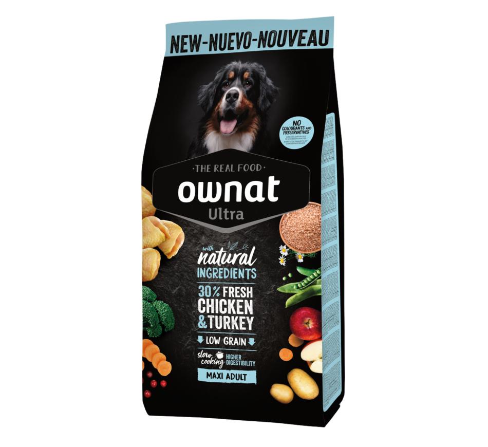Ownat Ultra Cão Maxi Adulto Frango e Peru