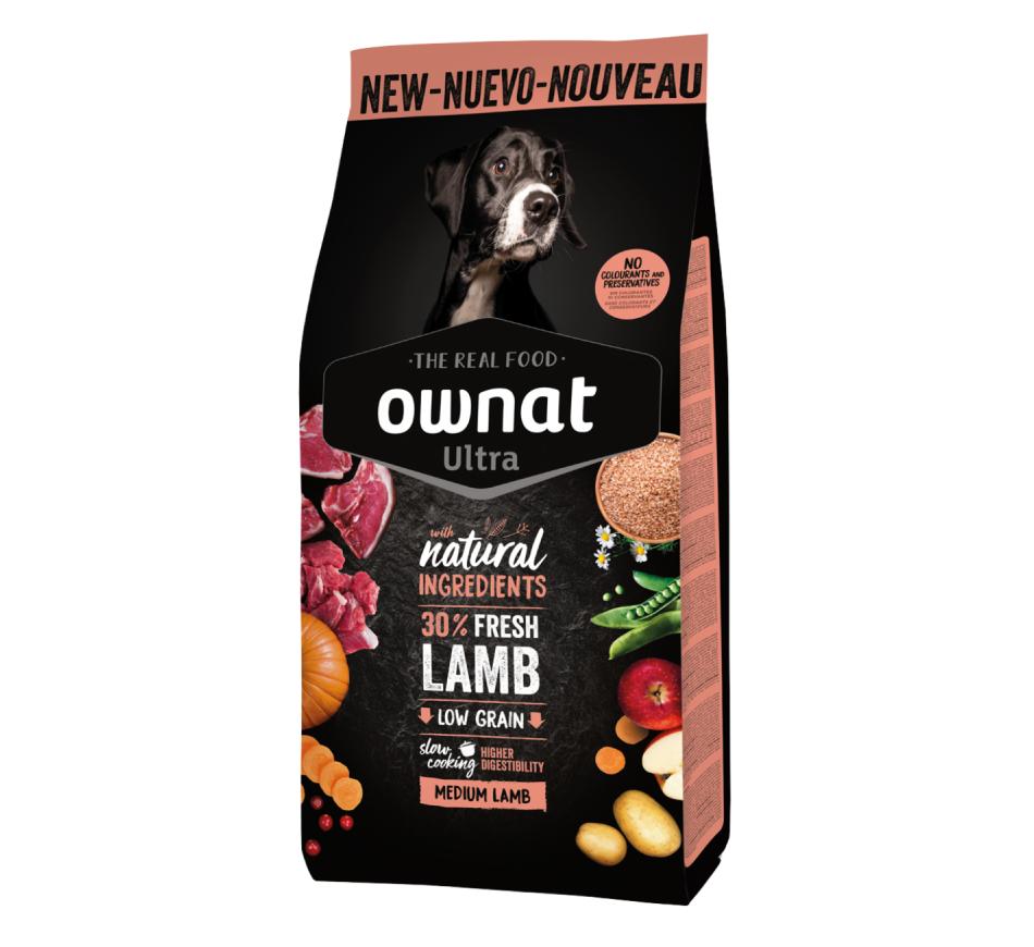 Ownat Ultra Cão Medium Adulto Borrego