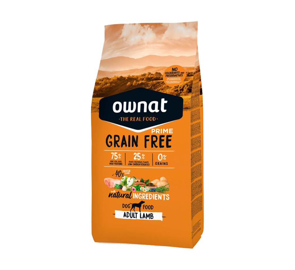 Ownat Grain Free Prime Cão Adulto - Borrego