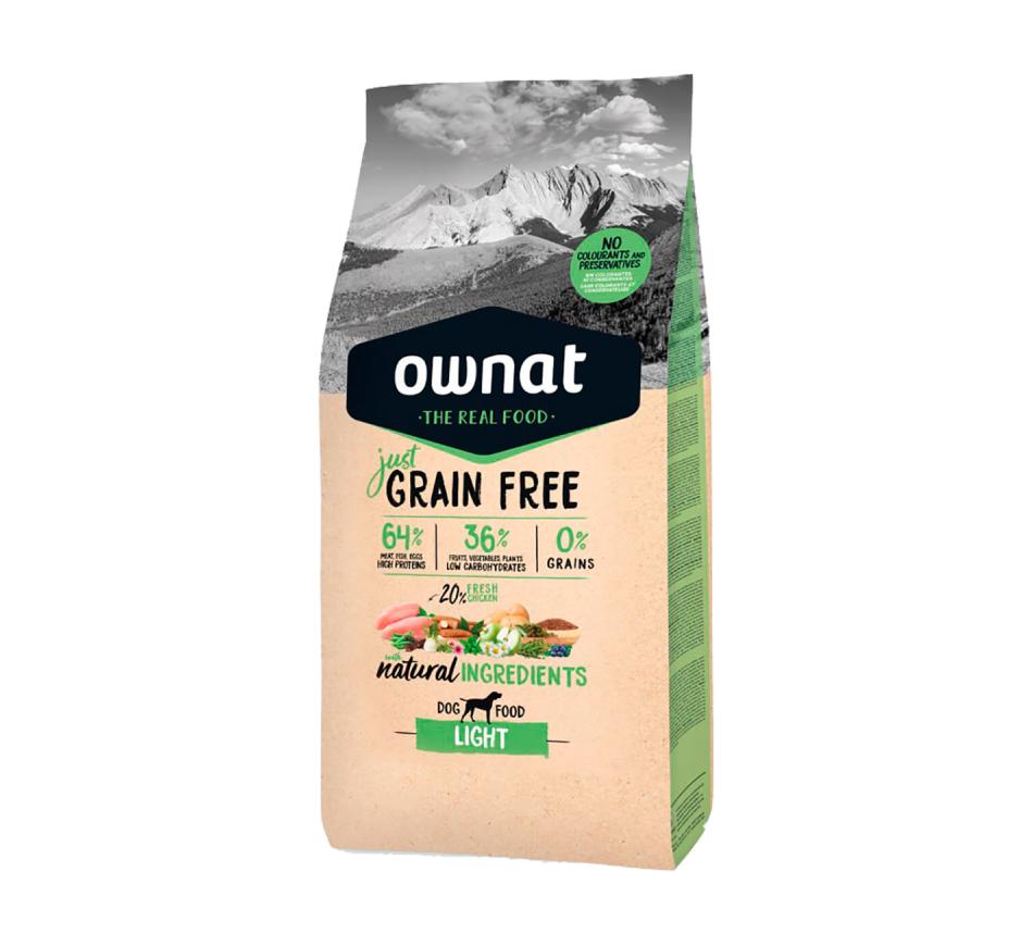 Ownat Just Grain Free Cão Adulto Light