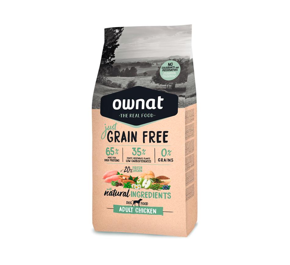 Ownat Just Grain Free Cão Adulto - Frango