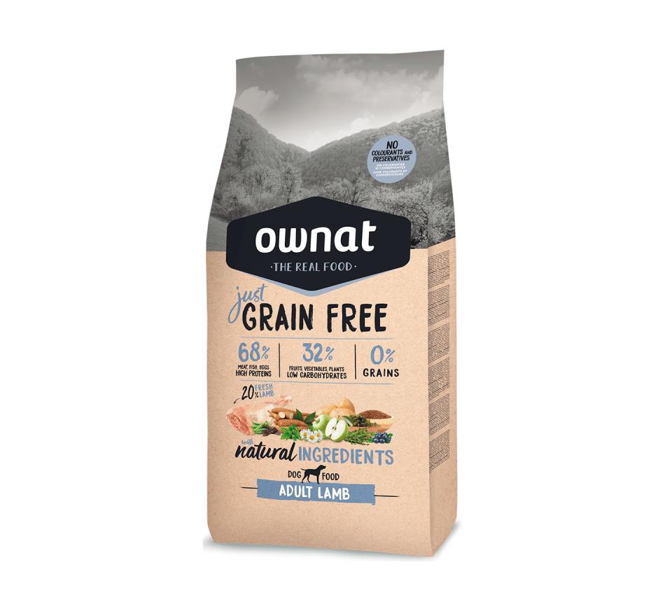Ownat Just Grain Free Cão Adulto - Borrego