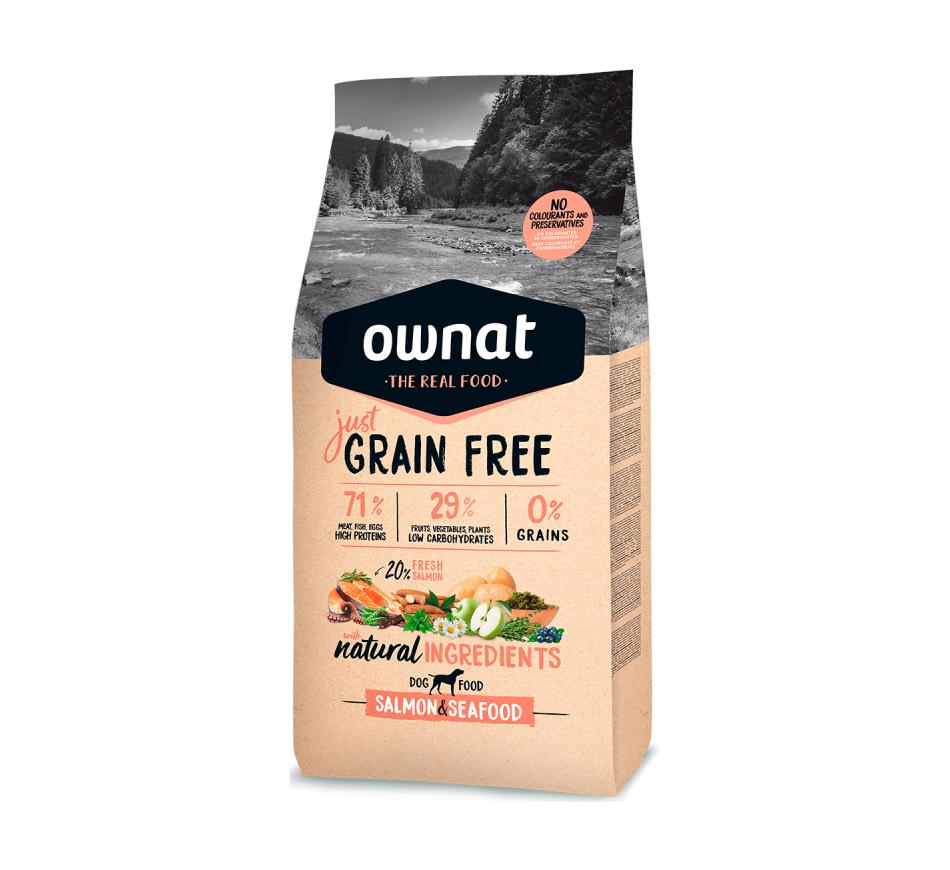 Ownat Just Grain Free Cão Adulto - Salmão