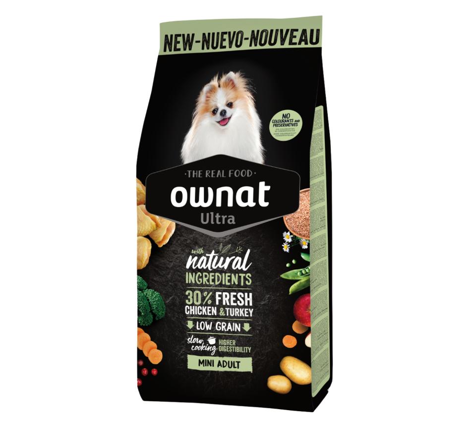 Ownat Ultra Cão Mini Adult Frango e Peru 
