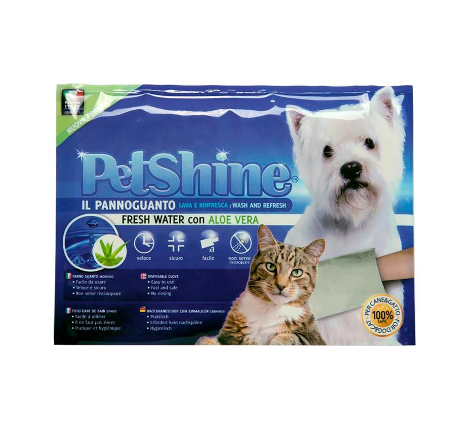 Petshine Pano/Luva - Fresh Water e Aloe Vera
