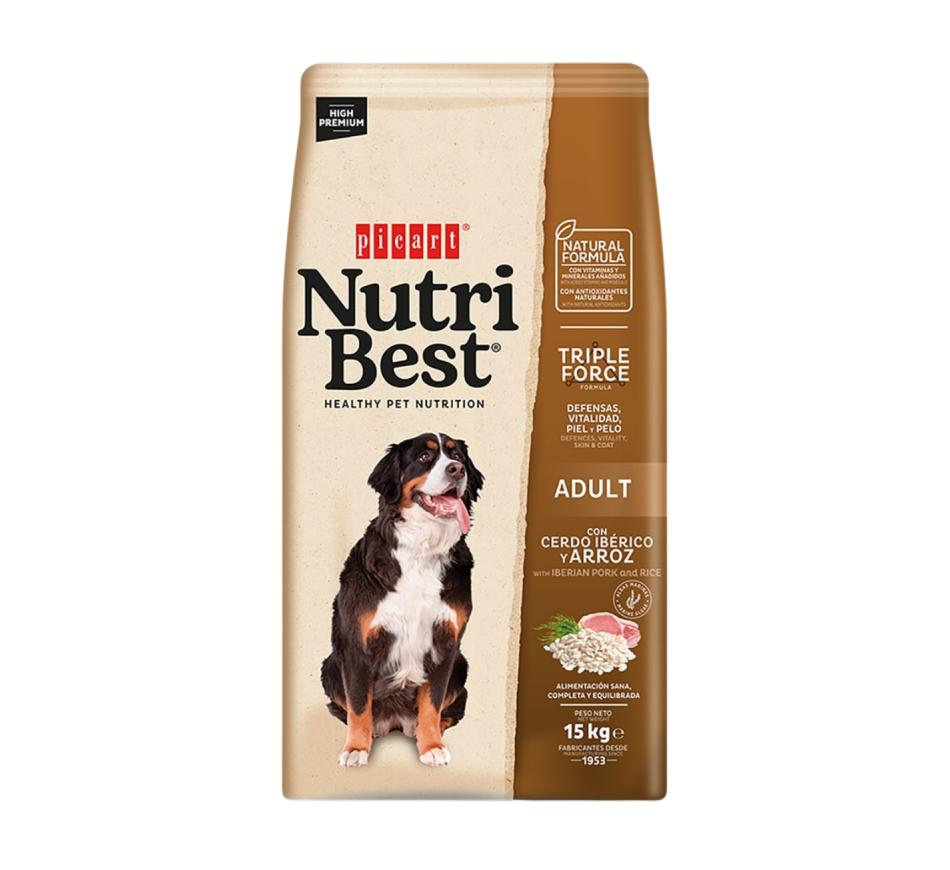 Picart Nutribest High Premium Cão Adulto - Porco Ibérico e Arroz  