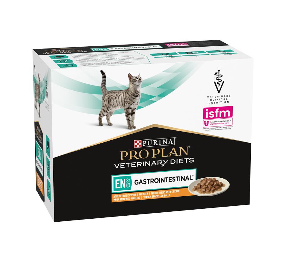 Pro plan Vet Diets Feline EN Gastro Frango - Saquetas