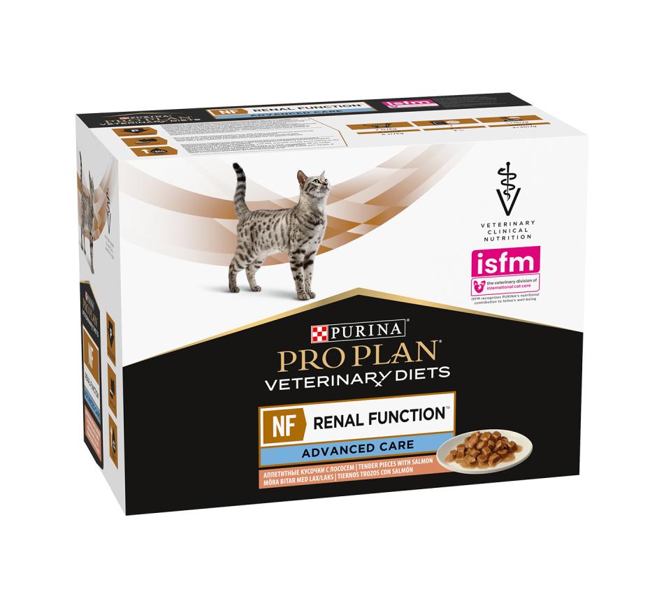 Pro Plan Vet Diets Feline NF Renal Advance Care Salmão - Saquetas