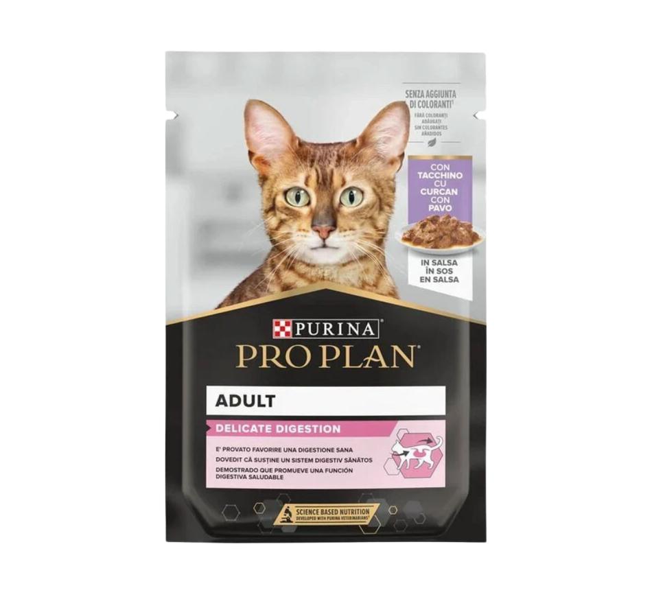 Pro Plan Gato Nutrisavour Delicate Perú Pedaços em Molho