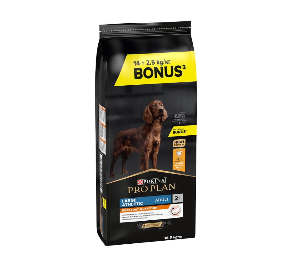 Pro Plan Cão Everyday Nutrition Large Athletic Adult Frango 14+2,5kg