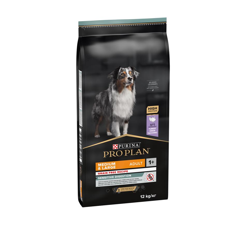 Pro Plan Cão Sensitive Digestion Grain Free Medium e Large Adult Perú
