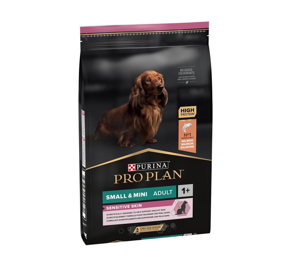 Pro Plan Cão Sensitive Skin Small e Mini Adult Salmão 
