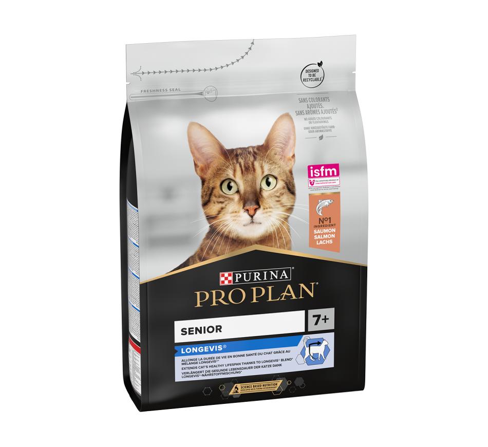 Pro Plan Gato Longevis Adult 7+ Salmão