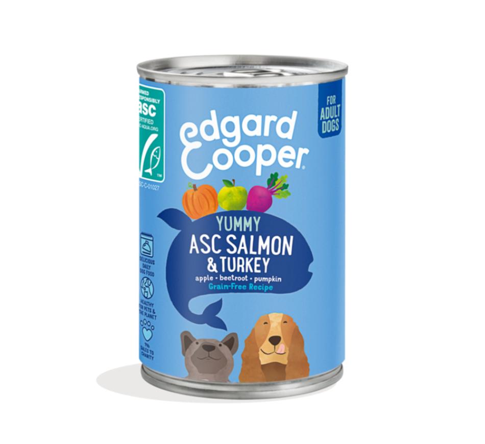 Edgard & Cooper Ração Húmida Cão - Salmão e Perú