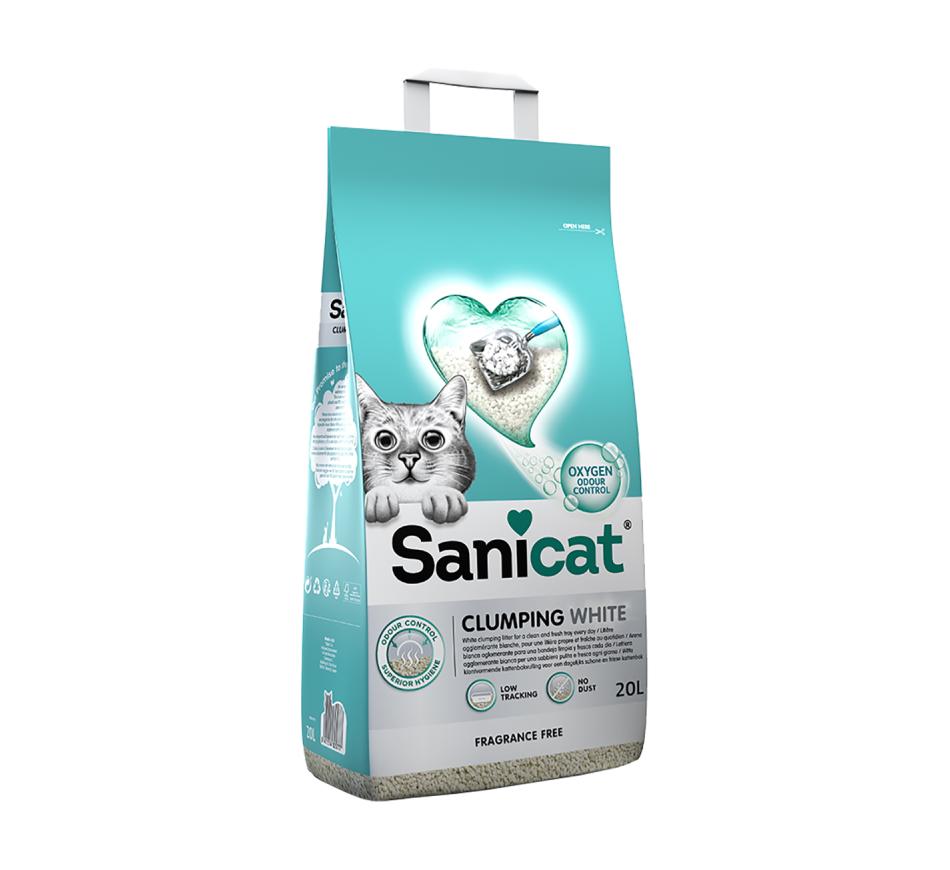 Sanicat Clumping White Fragrance Free