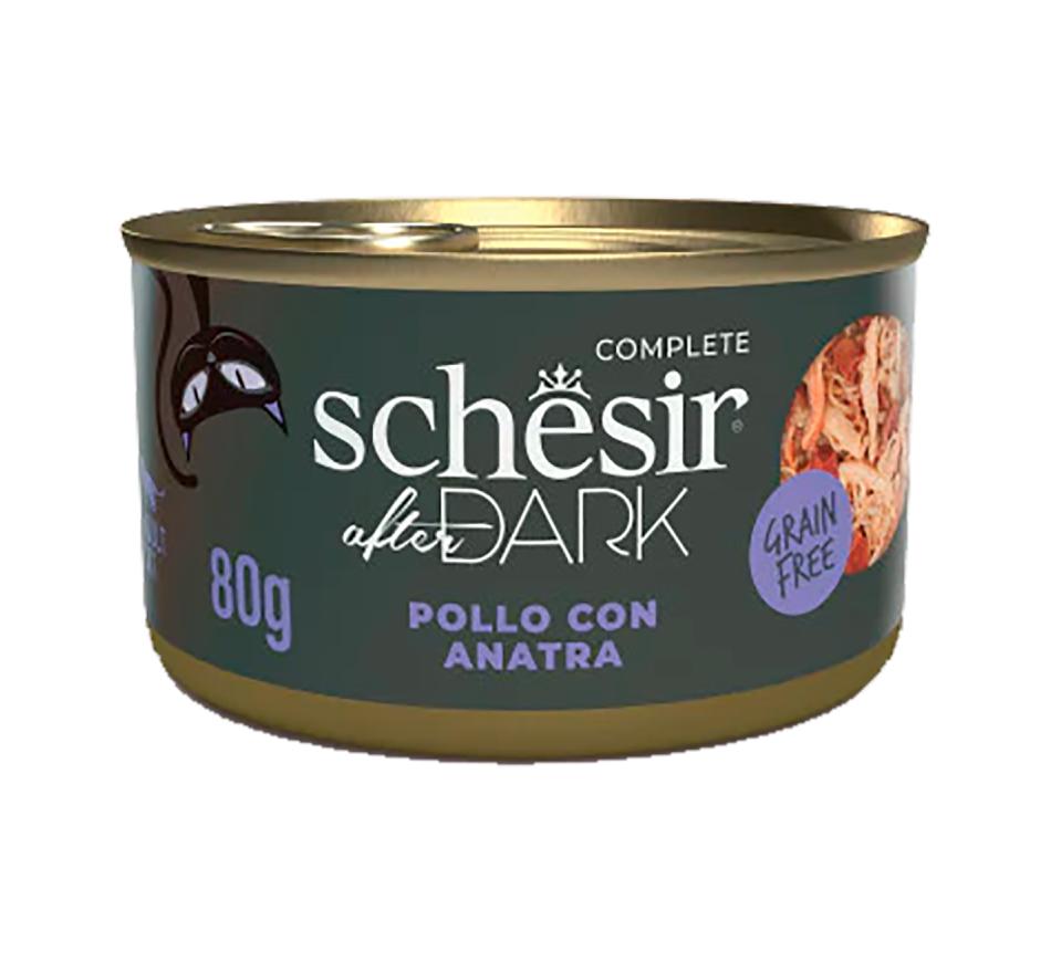 Schesir Gato After Dark Filetes de Frango com Pato em caldo