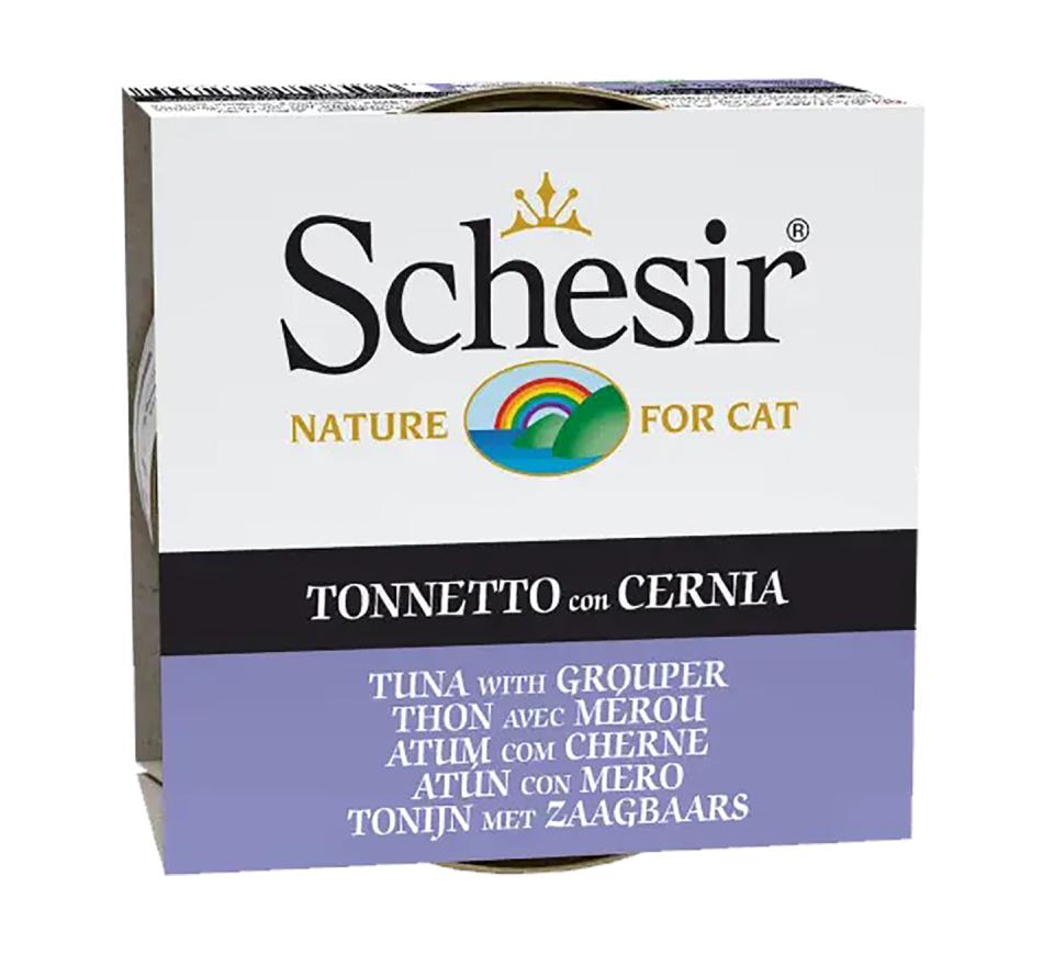Schesir Gato Atum com Cherne em Gelatina