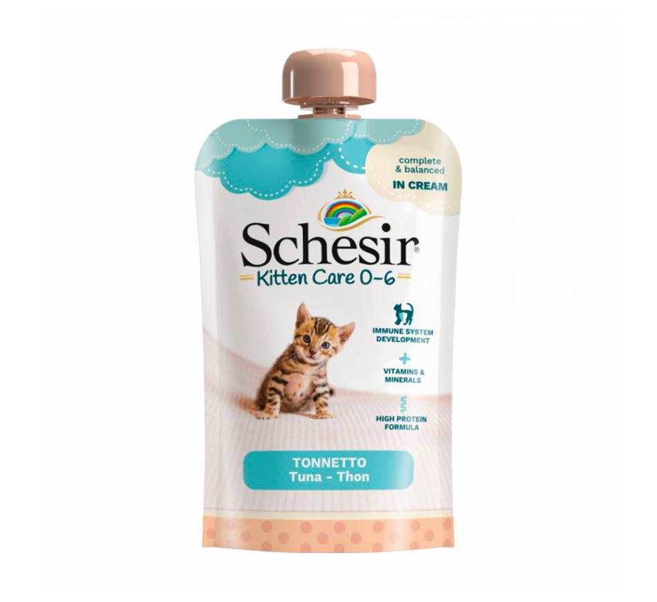 Schesir Kitten Care Atum Creme (0-6meses) 