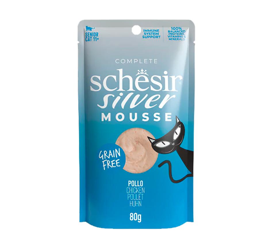 Schesir Gato Sénior Silver Mousse de Frango saqueta