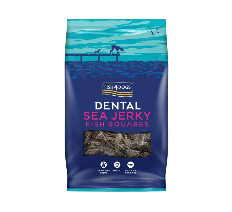 Fish4Dogs Snack Dental Cubos de Peixe do Mar 