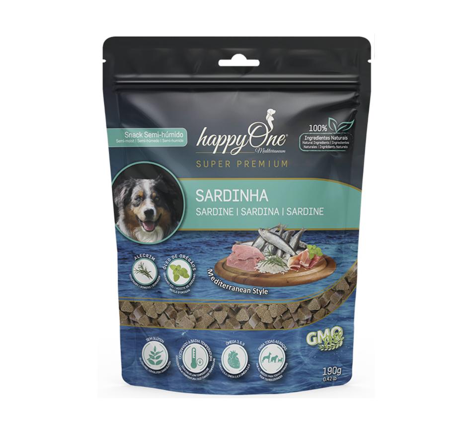 Happyone Mediterraneum Cão Snack - Sardinha