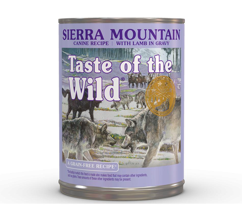 Taste Of The Wild Sierra Mountain Canine - Borrego In Gravy