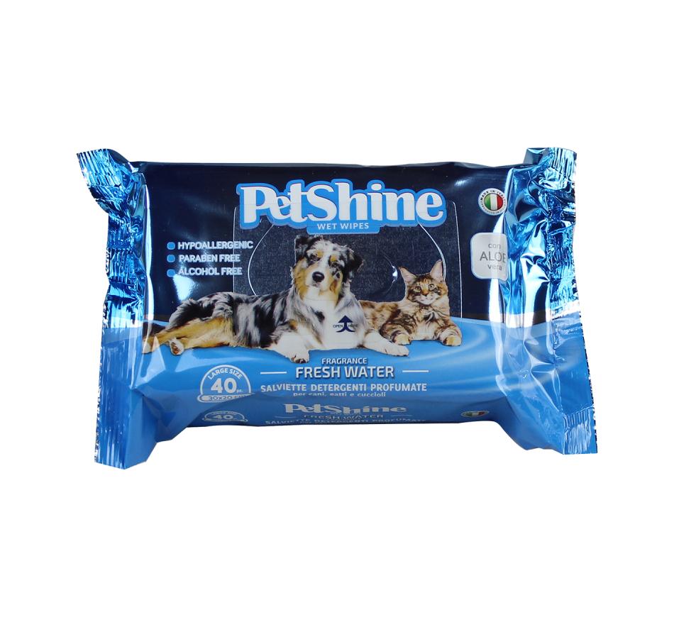 Petshine Toalhetes - Fresh Water
