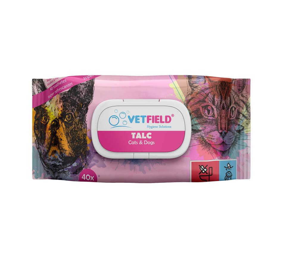 Vetfield Toalhetes Talco