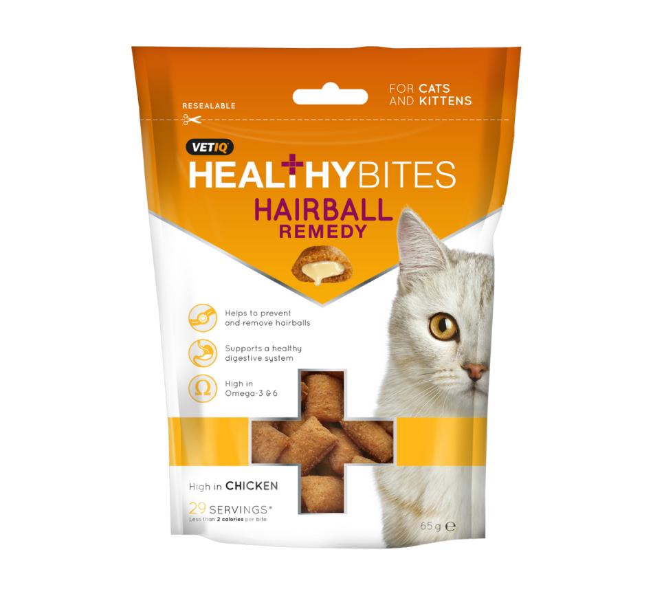 Healthybites Cat Hairball Remedy Treats - Vetiq M&C