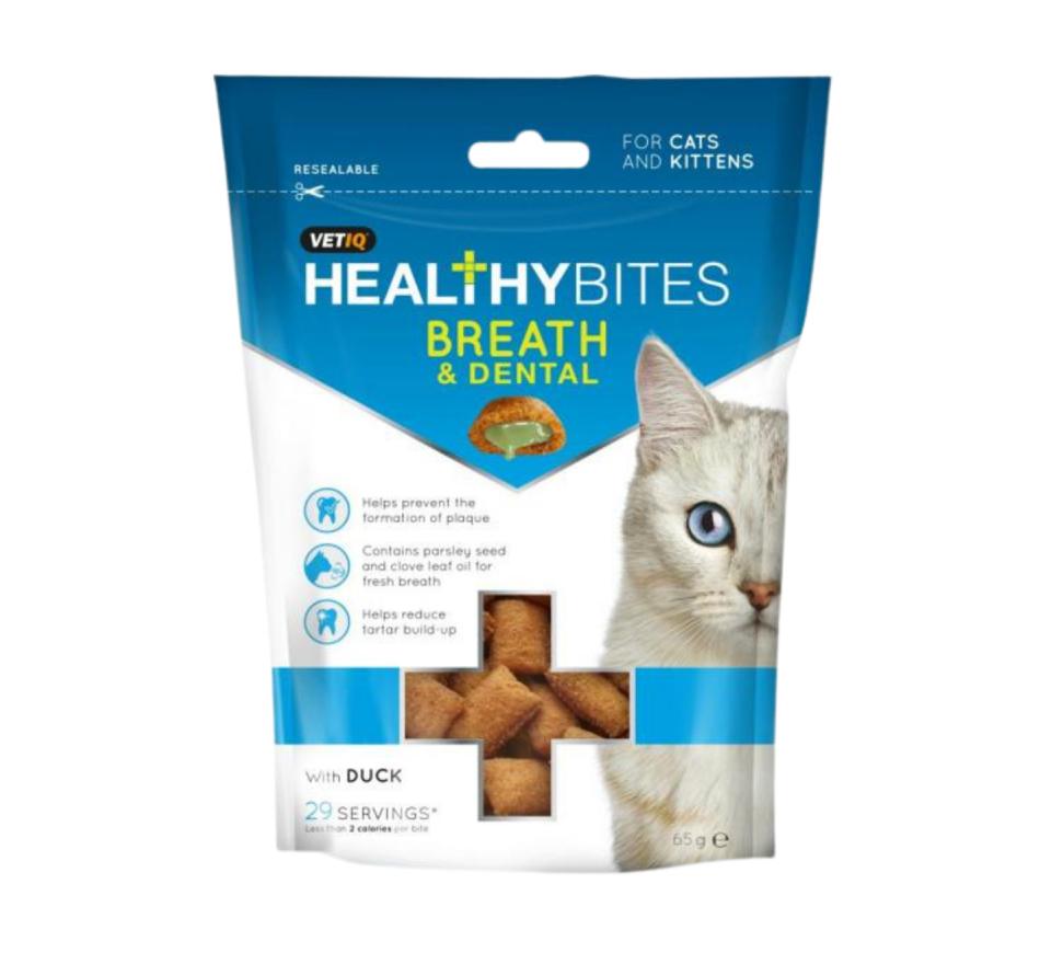Healthybites Breath & Dental for Cats and Kittens - Vetiq M&C