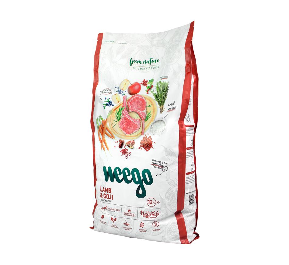 Weego Cão Adulto Recipe Borrego e Goji