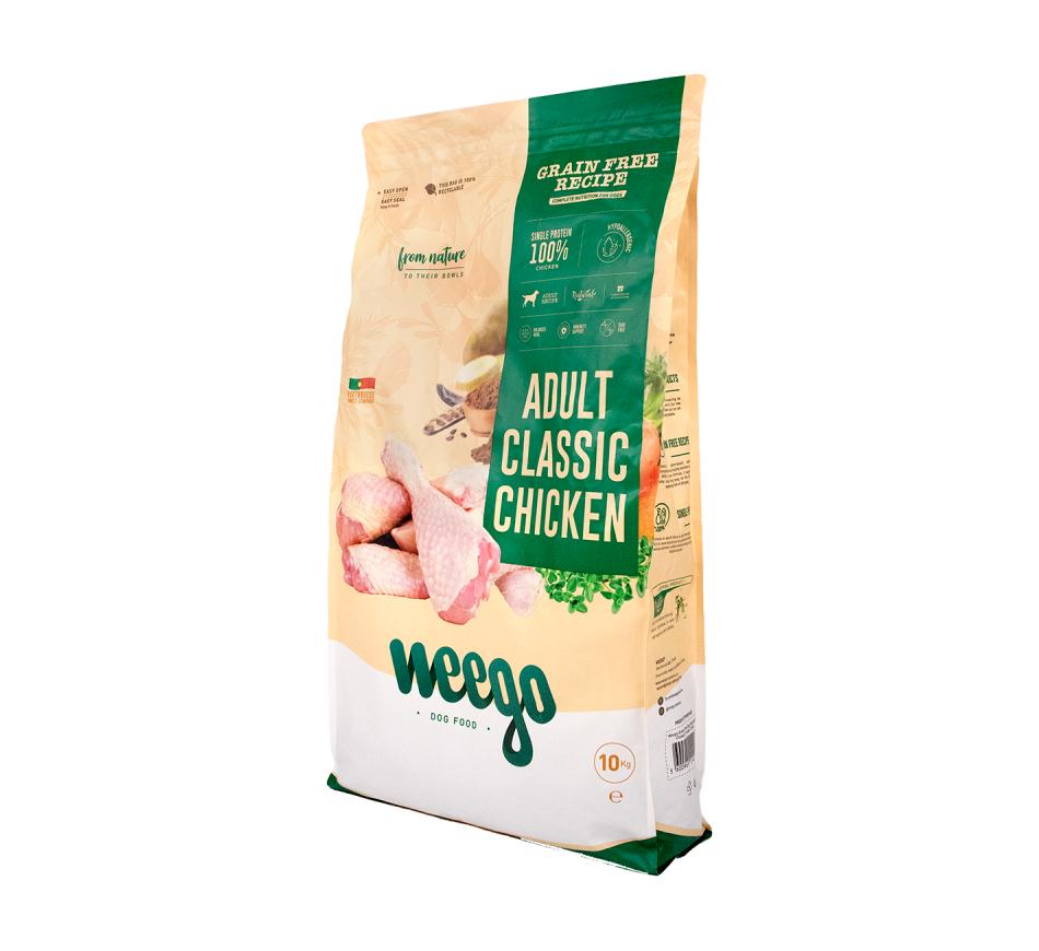 Weego Cão Adulto Classic Frango Grain Free Recipe 