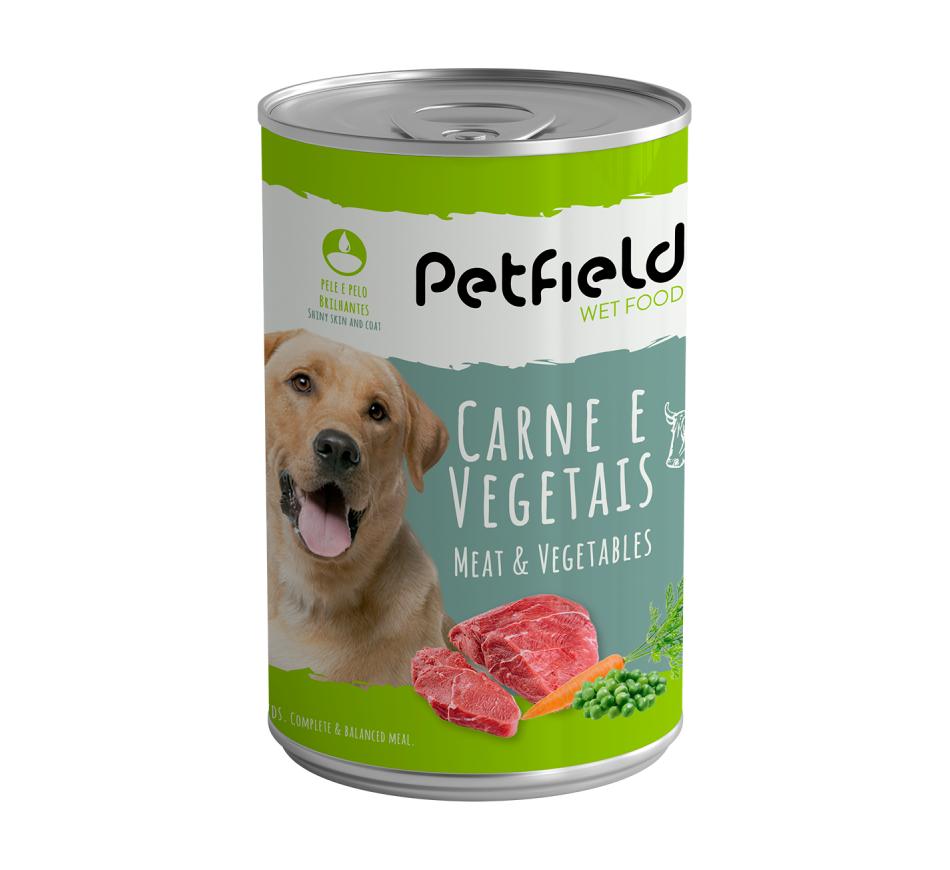 Petfield Dog Wetfood - Carne e Vegetais 